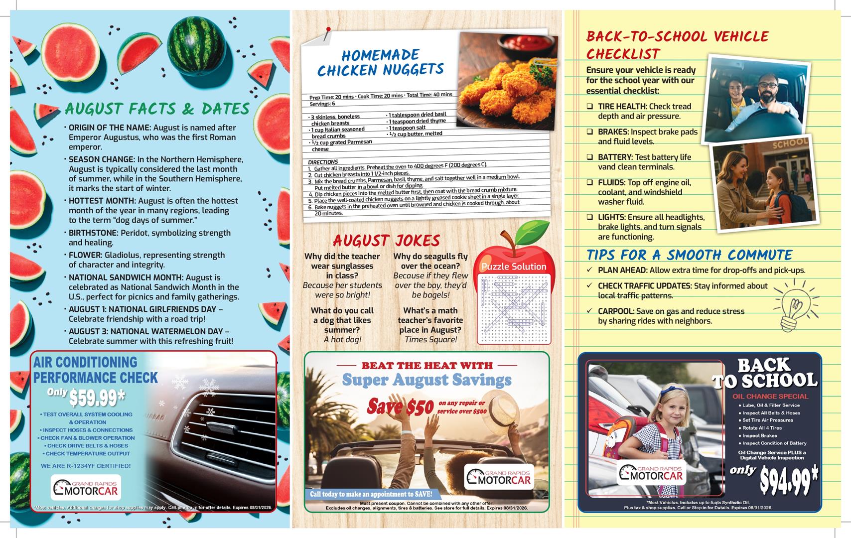 November Newsletter Part 2 | Grand Rapids Motorcar